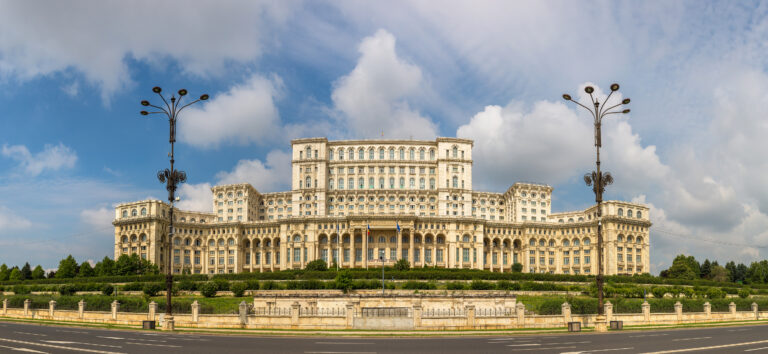 Palace of the Parliament in Bucharest, Romania