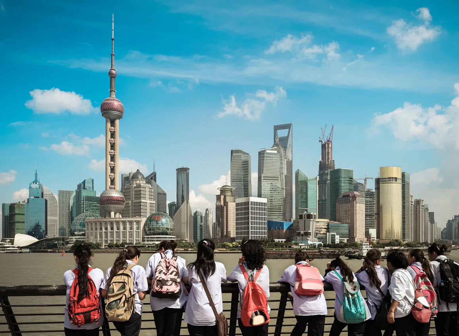 Shanghai skyline, China